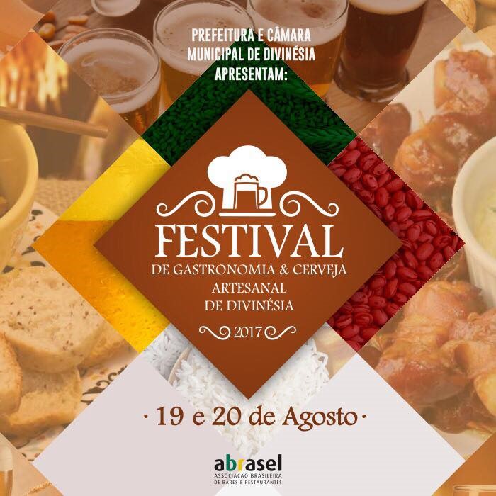 Sucesso total de público e organização no Festival de Gastronomia e Cerveja Artesanal em Divinésia.