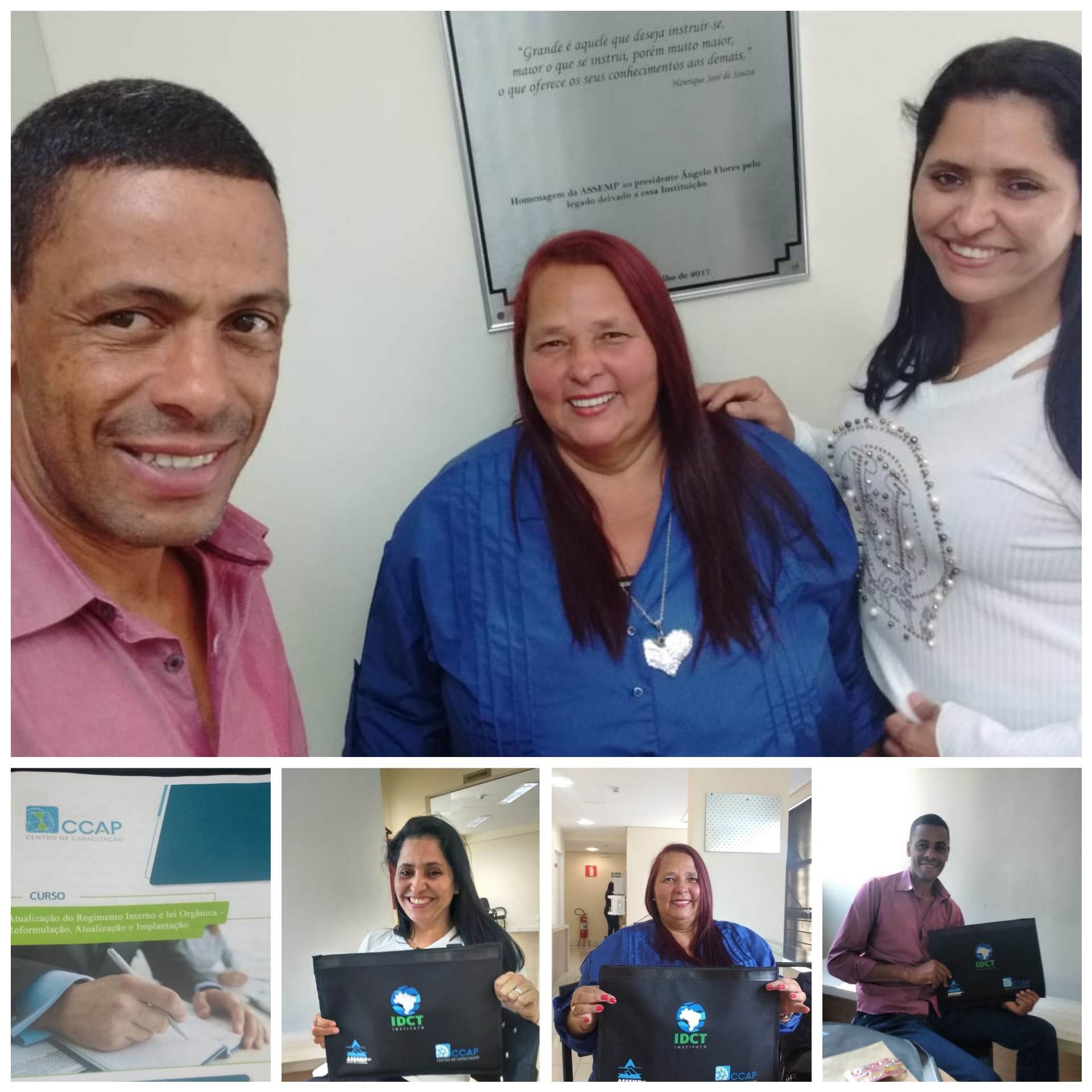 Adquirindo conhecimento capacitando para sua atuação no legislativo.